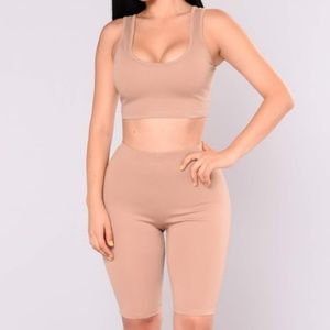 🆕️ Fashion Nova Bondoc Biker Short Set